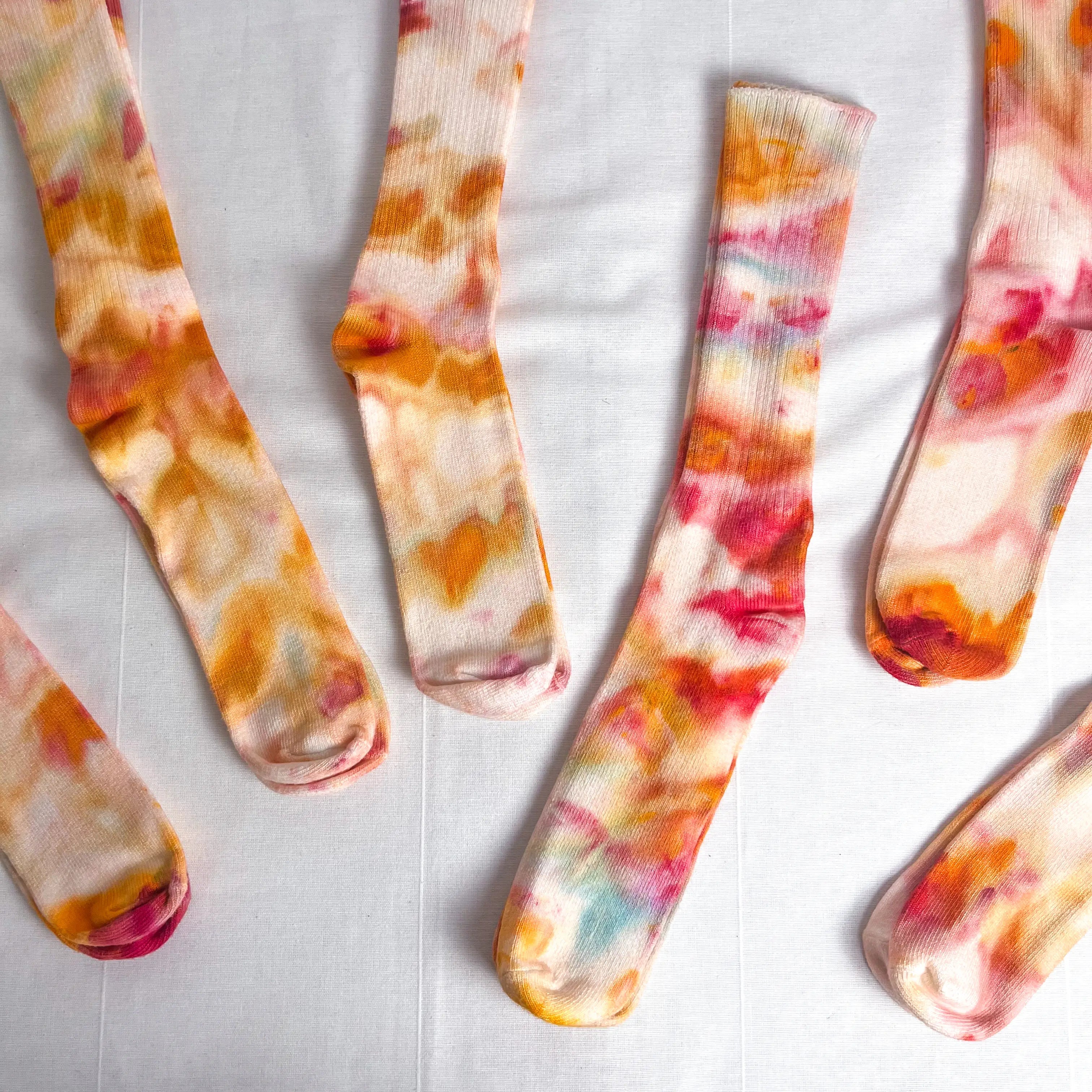 Hand Dyed Bamboo Socks for Adults - Eco-Friendly, Breathable & Comfortable - Perfect for Yoga, Running & Everyday Wear