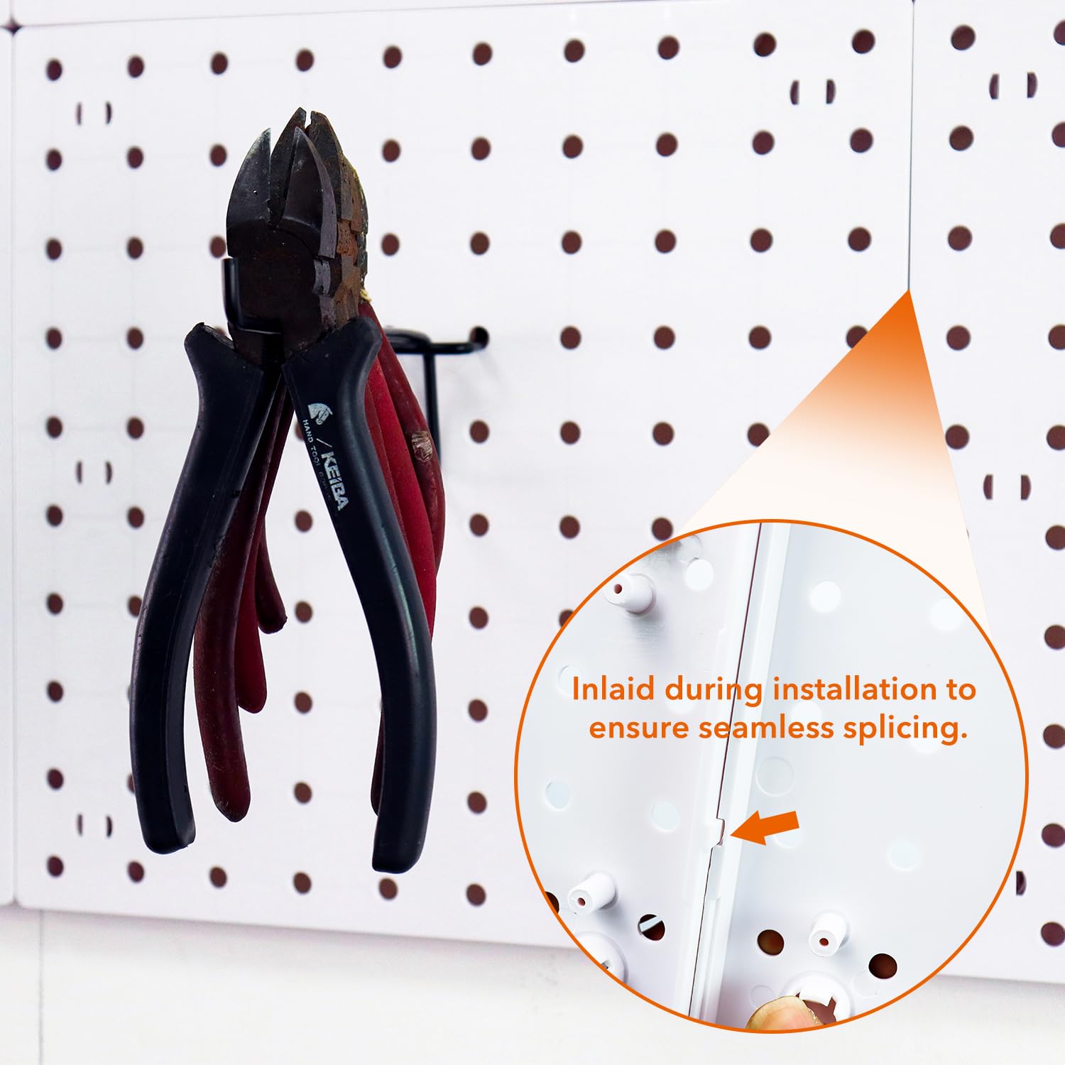 SKYFOOST Pegboard Wall Organizer System - Heavy Duty Garage Storage Solution for Tools & Accessories | Perfect for Workshop, Garage & Home Organization
