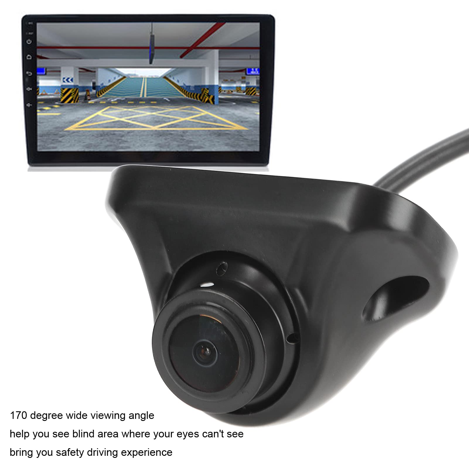 Waterproof 170° Wide Angle Backup Camera for Cars - Night Vision Rear View Parking Assist with Universal Fit | Perfect for Safe Parking, Reversing & Night Driving