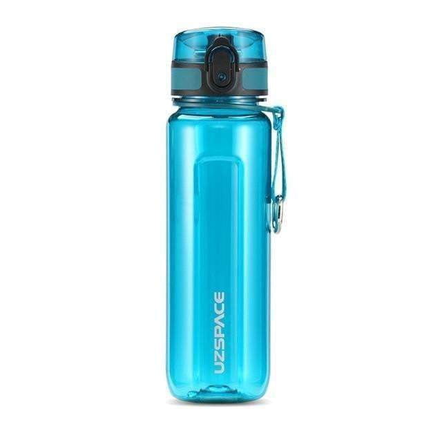 UZSPACE Sports Water Bottle 400ml/500ml/800ml/1000ml - BPA Free Plastic, Leakproof, Portable for Cycling, Gym, Hiking & Outdoor Activities - Infuser for Fruit Tea & Shaker Bottle for Protein Drinks