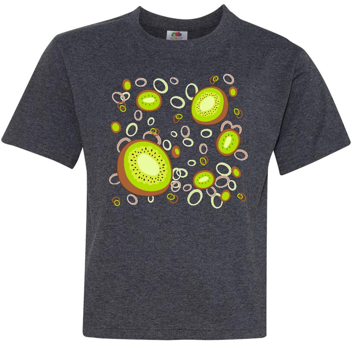 Inktastic Kiwi Fruit Party Youth T-Shirt - Fun & Colorful Kids Graphic Tee for Boys & Girls | Perfect for Birthday Parties, School Events & Casual Wear