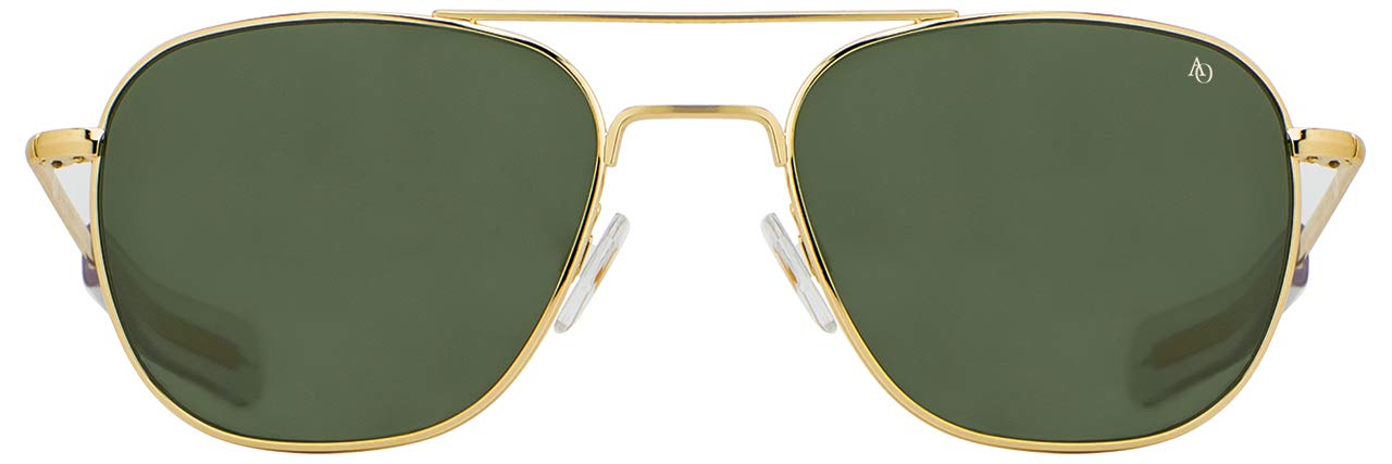 AO Original Pilot Sunglasses - SkyMaster Polarized Glass Lenses for Men & Women | Classic Aviator Style for Driving, Flying & Outdoor Activities