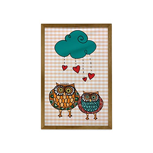 Teal and Peach