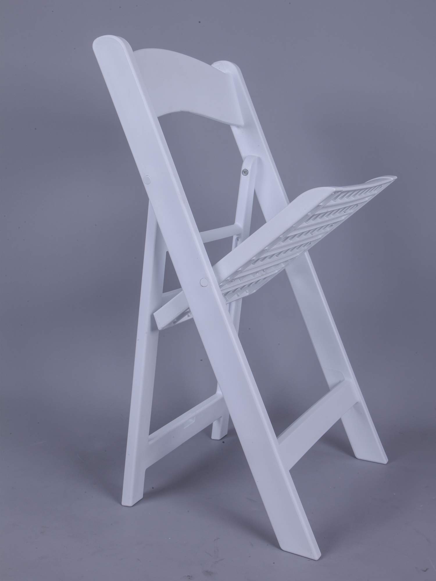 Commercial Resin Folding Chairs - Heavy Duty White Stackable Chairs for Events, Banquets & Outdoor Gatherings