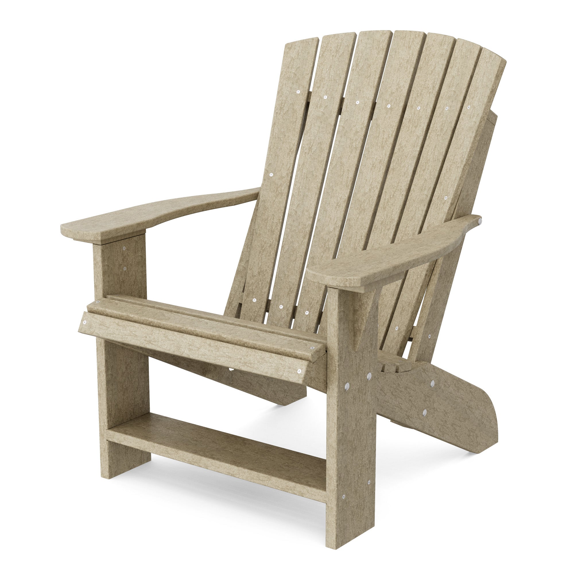 Premium Heritage Adirondack Chair - Solid Wood Outdoor Patio Furniture for Garden, Deck, Poolside & Backyard Relaxation