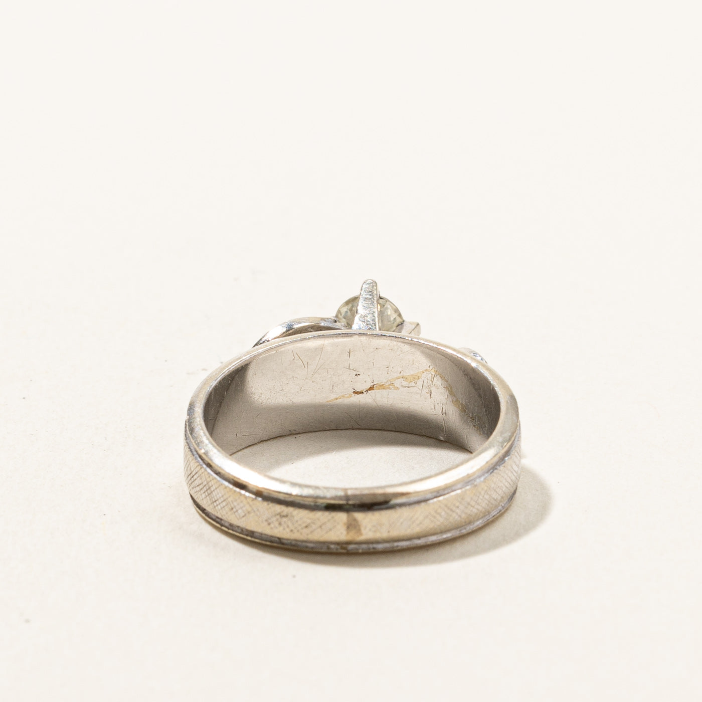0.23ct High Set Diamond Engagement Ring - Size 5.25 | Sparkling Solitaire Wedding Band for Proposals, Anniversaries & Special Occasions