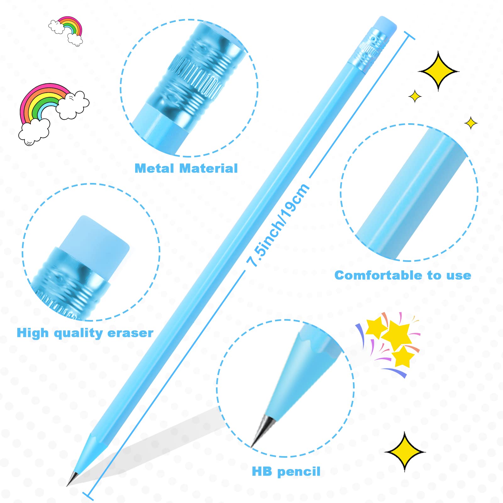 #2 HB Pencils with Eraser - 30 Pack of Premium Wood-Cased Graphite Pencils for School, Office & Art | Perfect for Kids, Adults, Writing, Drawing & Wedding Favors | Back to School Supplies & Teacher Gifts