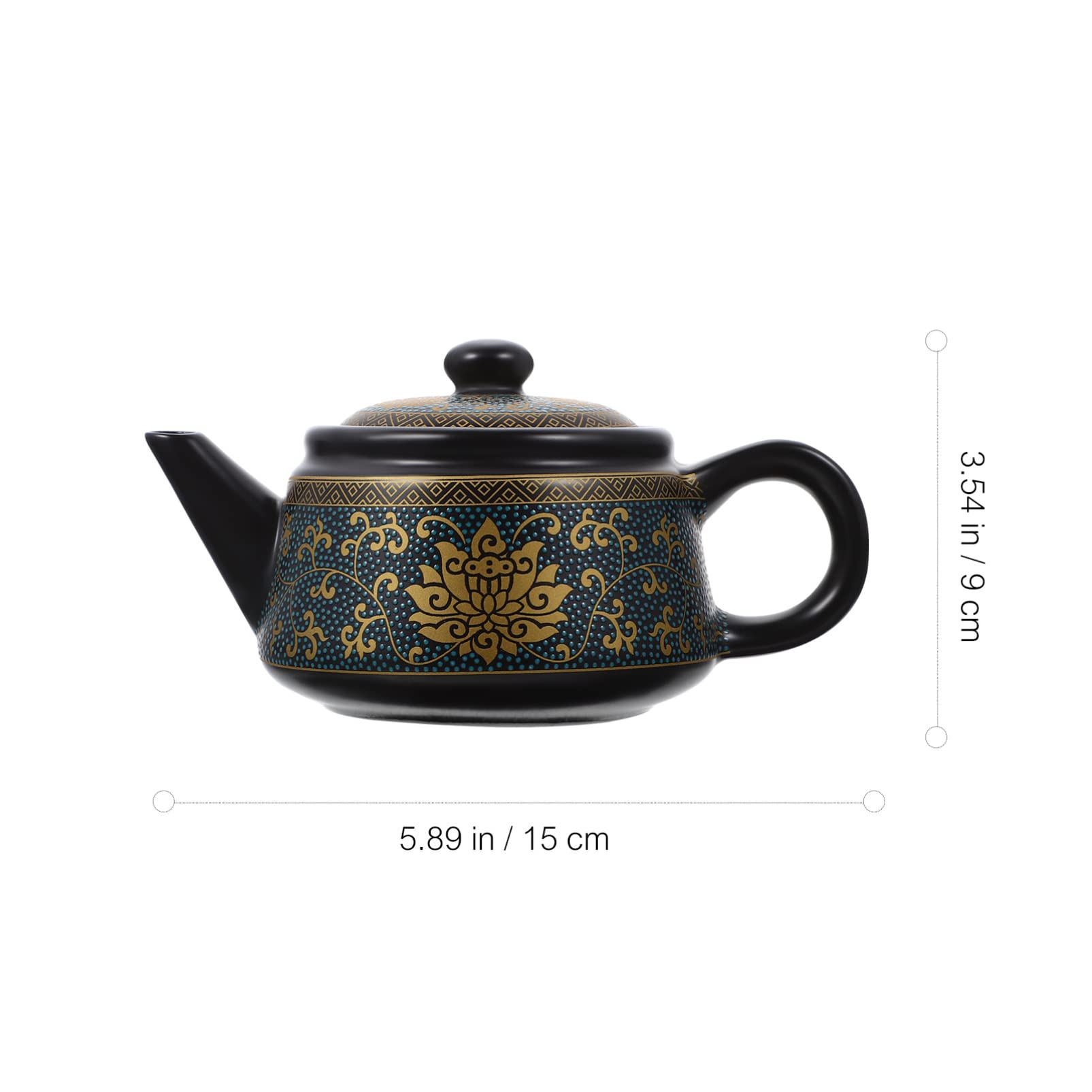 FOMIYES Ceramic Teapot - Handmade Elegant Tea Kettle for Home & Tearoom Decor, Perfect for Brewing Hot Tea, Herbal Tea & Iced Tea - Ideal Gift for Tea Lovers & Cozy Afternoon Tea Time