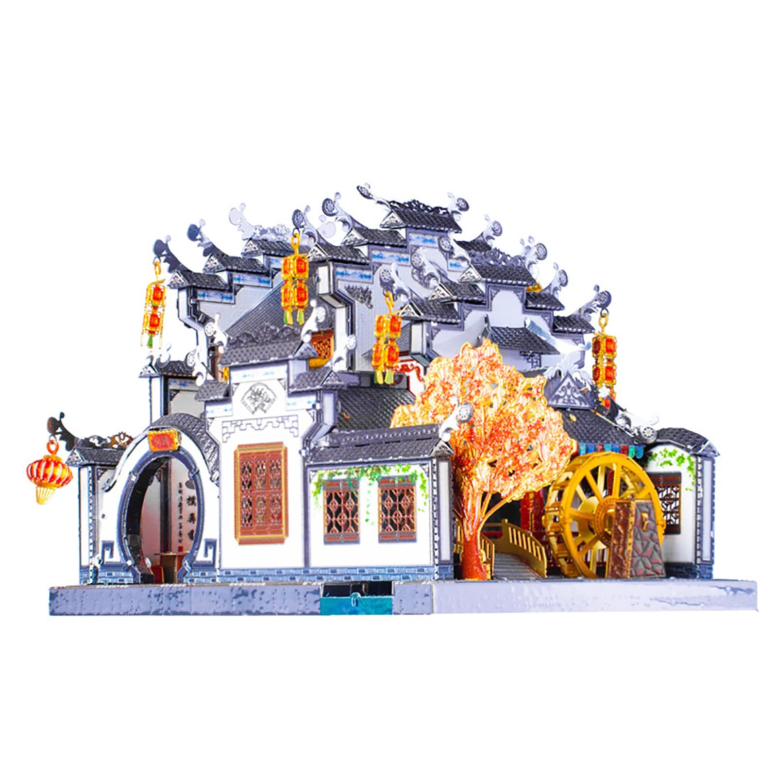 3D Metal Puzzle Model Kit - DIY Chinese Style Building Craft Toy for Adults & Kids | Brain Teaser Home Decoration Gift for Valentine's Day, Birthday, Christmas & New Year | Perfect for Stress Relief, Creative Play & Home Office Decor