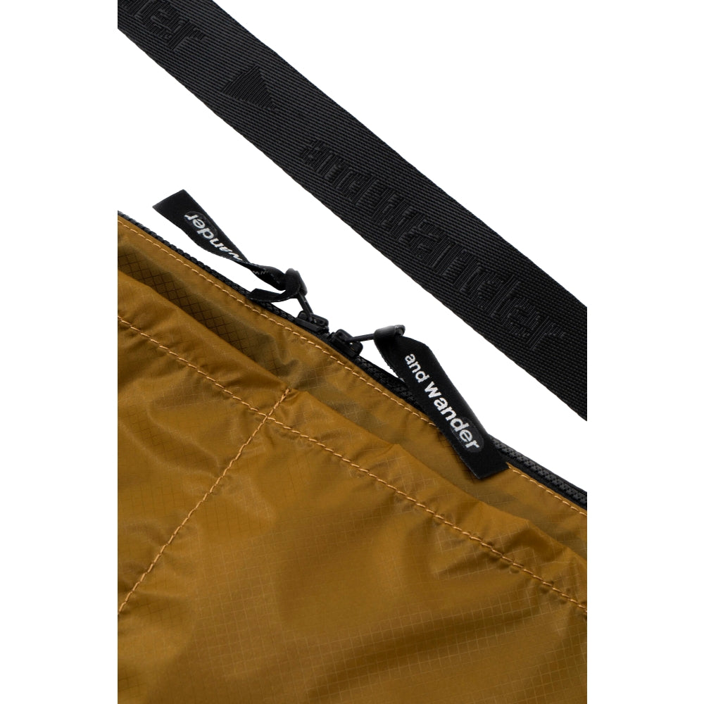 AND WANDER SIL SACOCHE YELLOW Crossbody Bag - Lightweight Waterproof Shoulder Bag for Hiking, Travel & Everyday Use