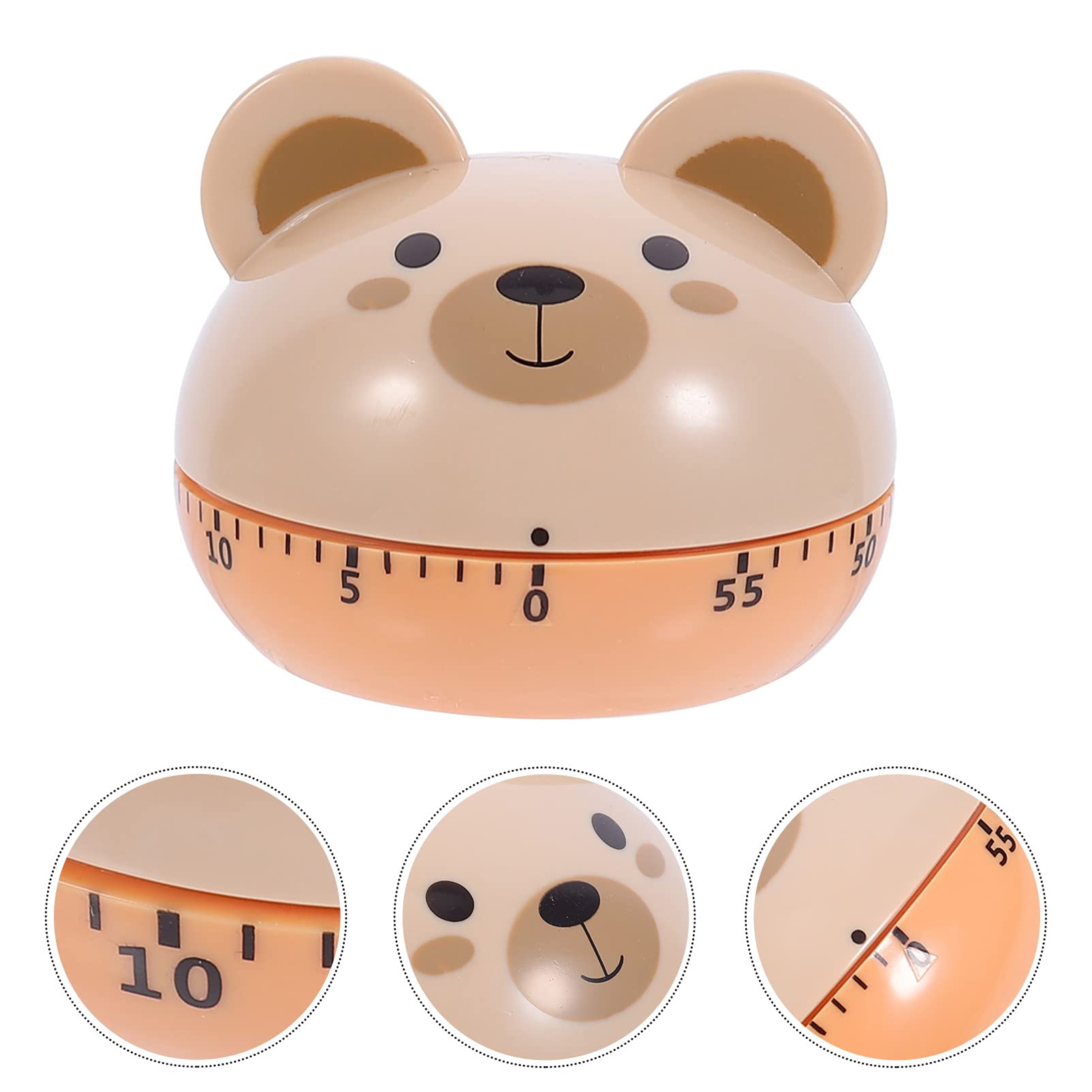 1pc Cartoon Kitchen Timer - Mechanical Countdown Timer for Baking, Cooking, Study & Learning | Practical Time Reminder for Home, School & Office Use