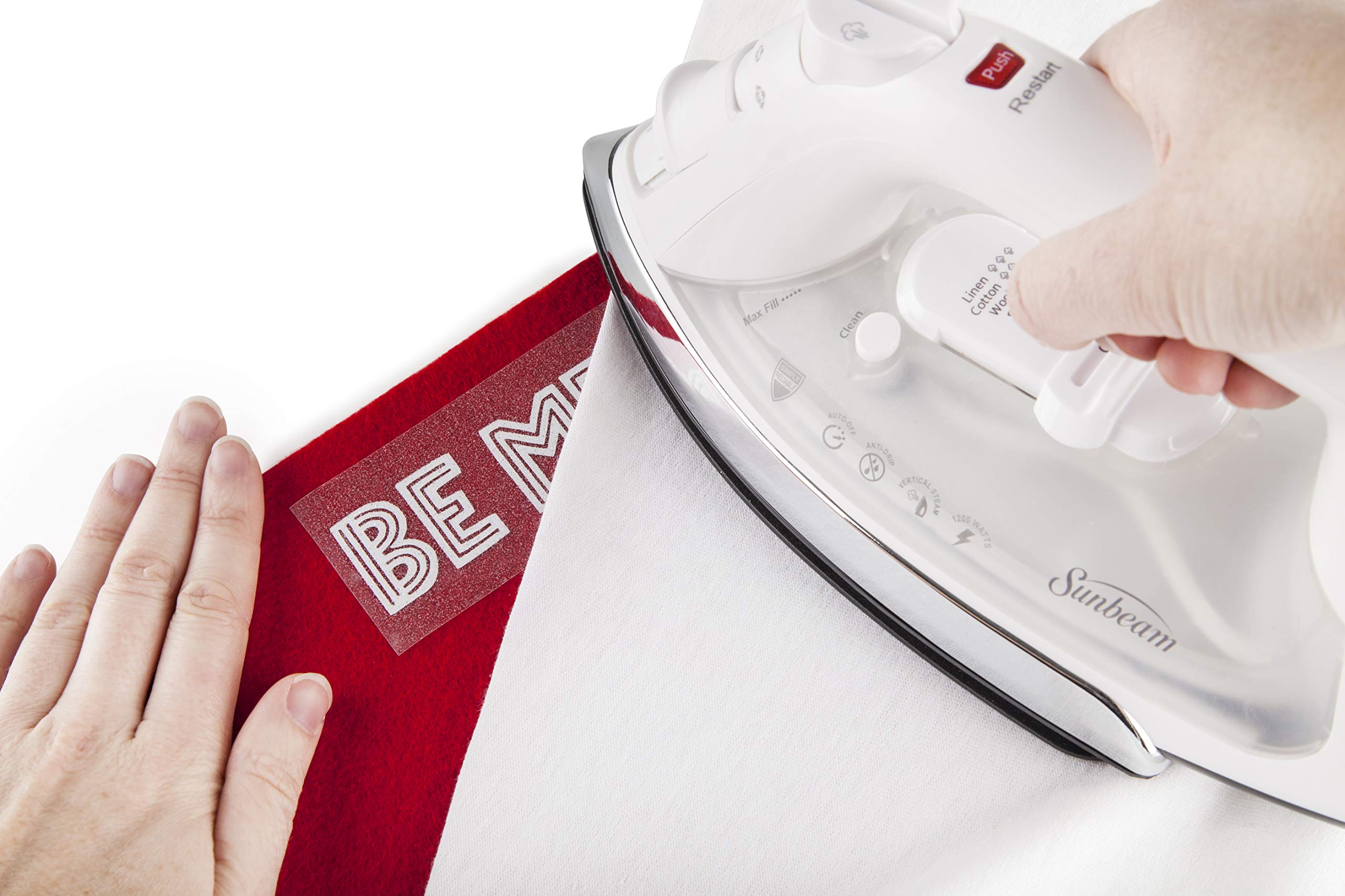 Premium Cricut Glitter Iron On HTV Heat Transfer Vinyl - 12