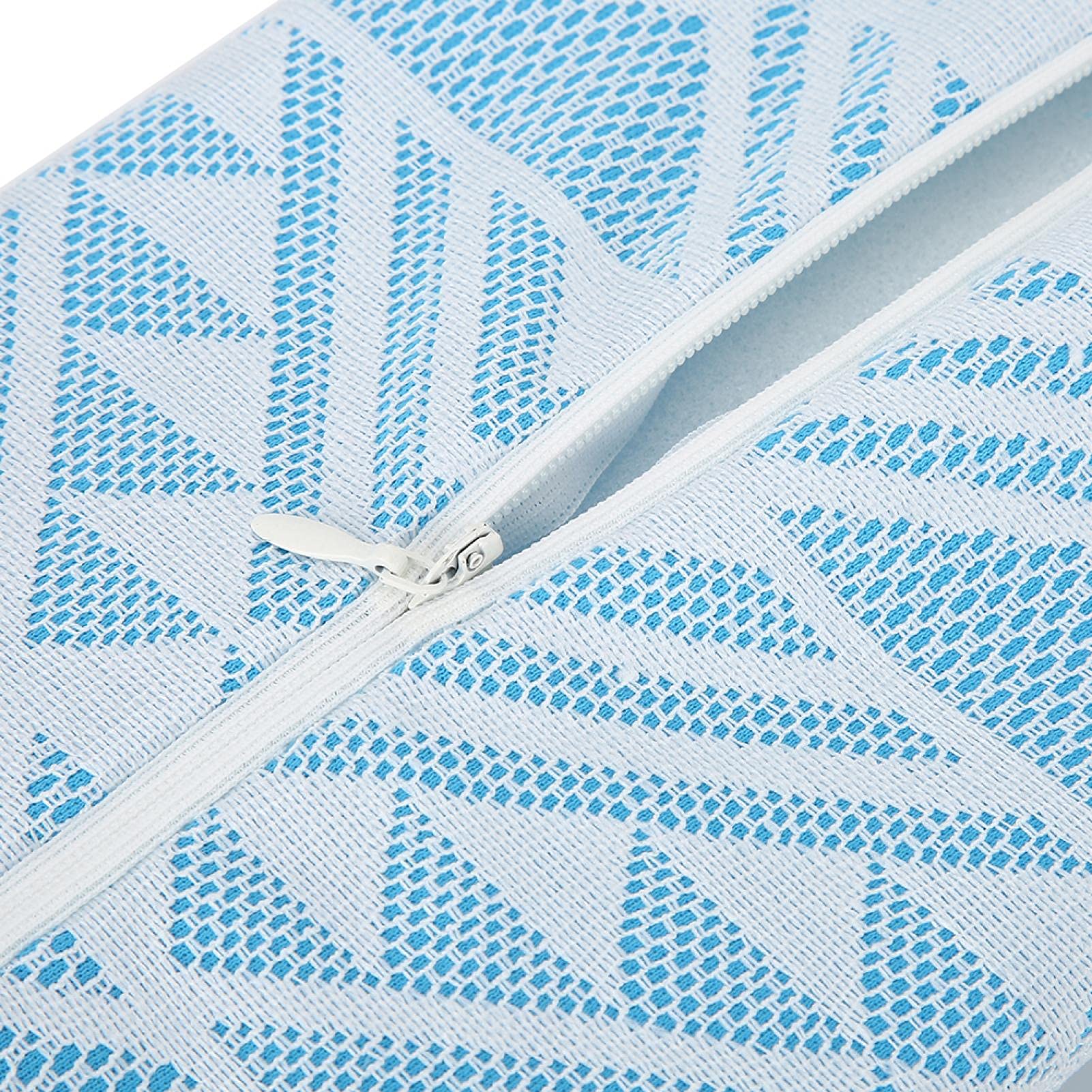 Soft Detachable Washable Nail Pillow Hand Rest for Manicures – Comfortable Nail Art Arm Support with Blue Cover – Perfect for Salon, Home Nail Care & DIY Gel Polish Application