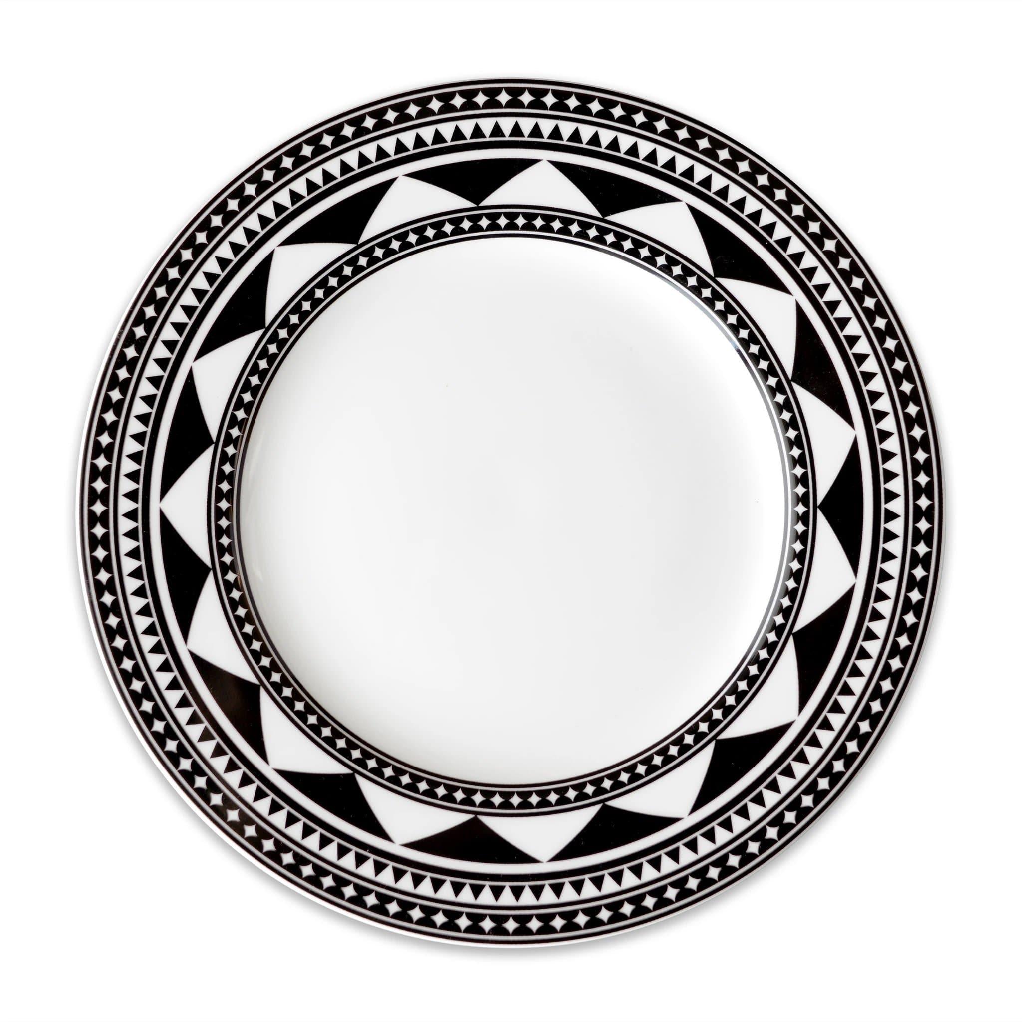 Premium White Diamond Bone China Dinnerware Set - Elegant Porcelain Tableware for Fine Dining, Weddings & Special Occasions