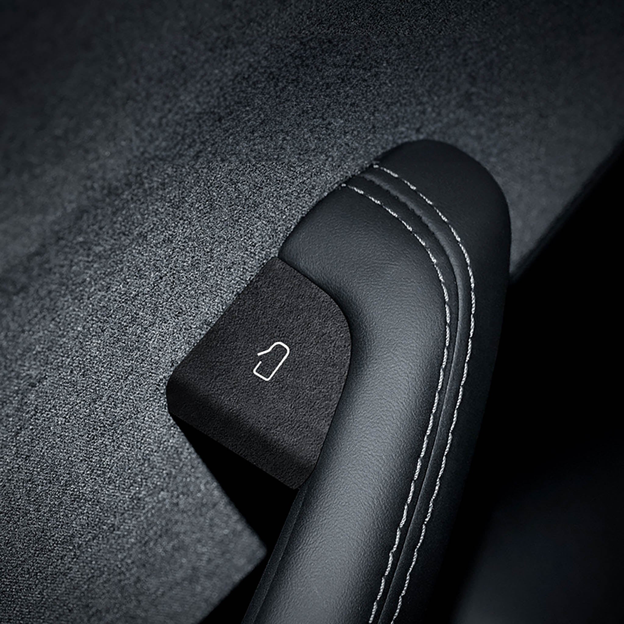 Premium Tesla Alcantara Door Button Wrap Sticker - Compatible with 2024+ Model 3 & 2025+ Model Y - Luxury Interior Upgrade for Enhanced Driving Experience