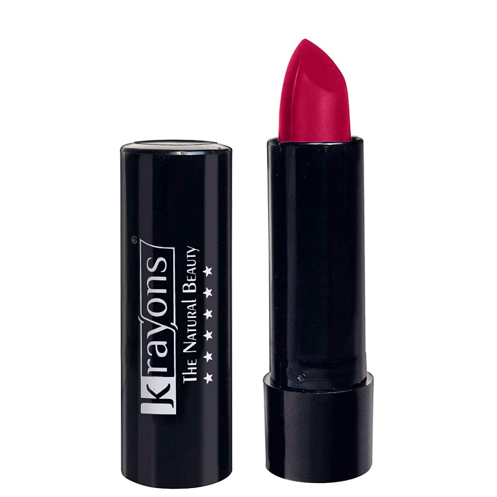 Krayons Cute Pop Matte Lipstick - Waterproof, Smudgeproof, Long Lasting Pink Lipstick (3.5g) | Perfect for Everyday Wear, Date Night & Special Occasions
