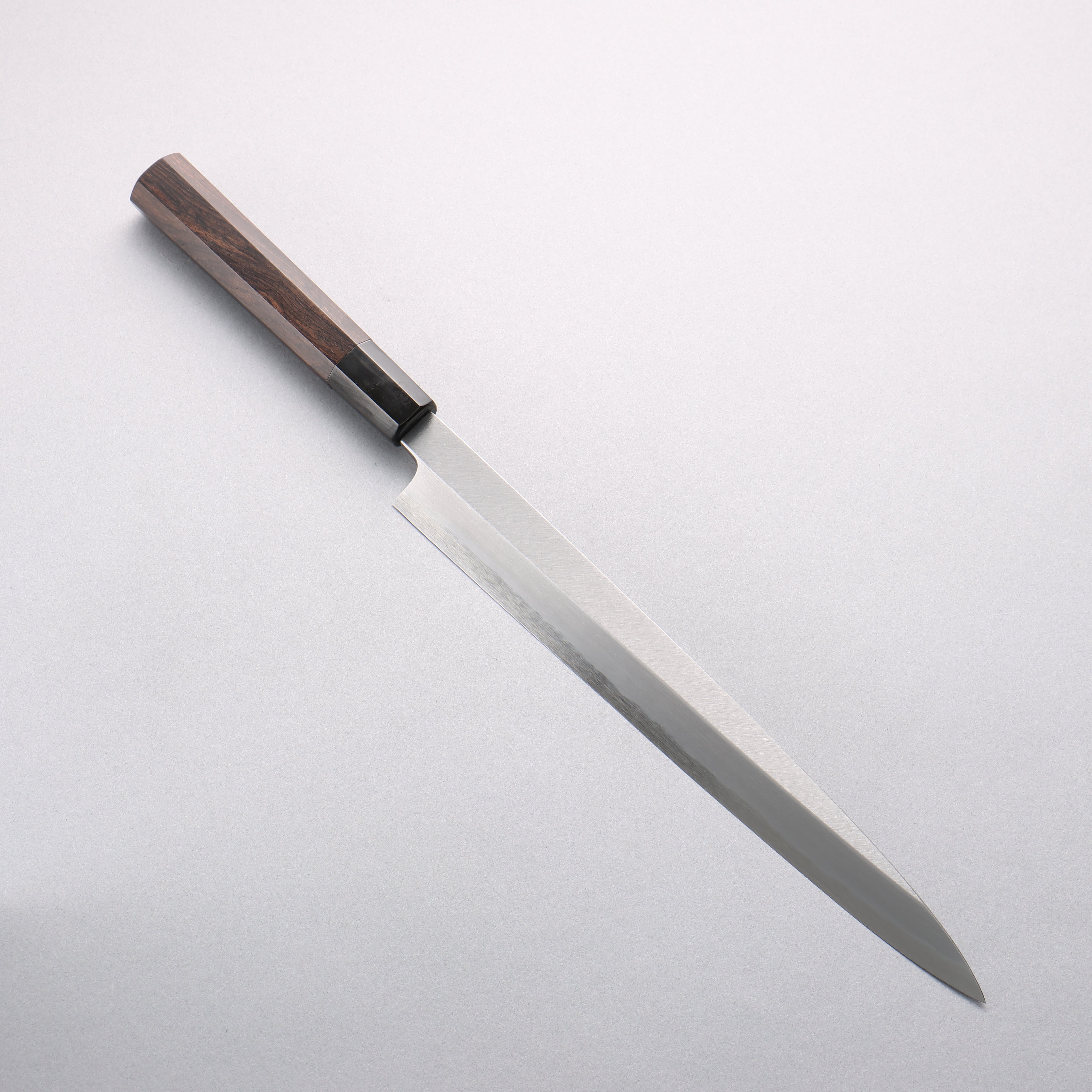 Premium Minamoto Akitada Blue Steel No.1 Yanagiba Sushi Knife 270mm - Handcrafted Japanese Chef Knife with Ebony Wood Handle - Perfect for Sushi, Sashimi & Precision Cutting