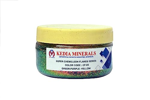 Kedia CF-05 Color Shift Pigment Powder - Super Chameleon Flakes for Epoxy Resin, Soap Making, Bath Bombs & Candle Crafting | Auto Paint, Nail Art, Eye Shadow & Nail Polish Hyper Shift Pigment (2g) - Perfect for DIY Projects, Cosmetics & Automotive Customization