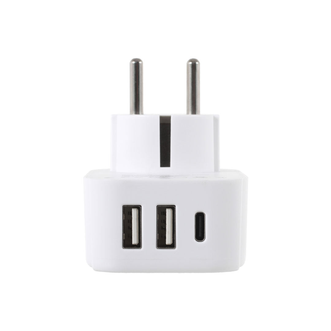 Lifeventure Universal Travel Adapter Plug - Worldwide USB Charger for Europe, Asia, US & More | Perfect for Business Trips, Vacations & International Travel