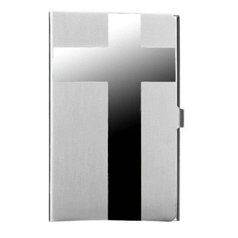 Stainless Steel Business ID & Credit Card Holder - Waterproof Slim Wallet Case for Men & Women | Perfect for Travel, Office & Everyday Carry