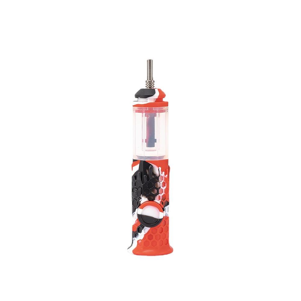 Premium Silicone Nectar Collector with Titanium Tip - Multi-Color, Durable & Lightweight Wax Concentrate Kit for Dabbing - Perfect for Travel, Home Use & On-the-Go Sessions