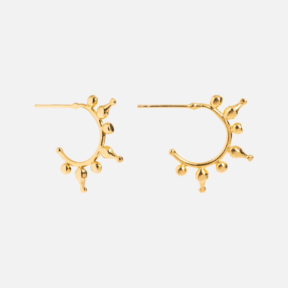 Jale Gold Hoop Earrings for Women - 14K Gold Plated Dainty Hoops - Perfect for Everyday Wear, Parties & Gifts