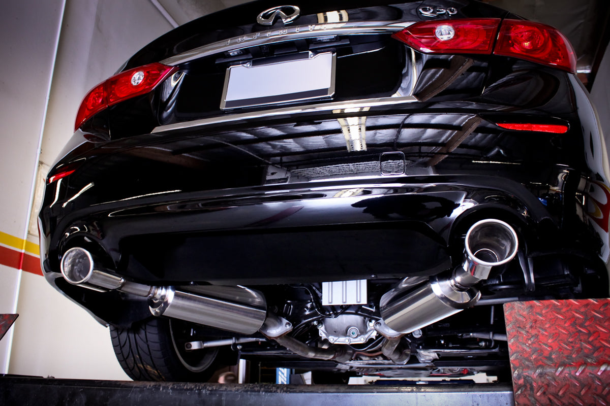 2014-2015 Infiniti Q50 3.7L Stainless Steel Cat-Back Exhaust System 504440 - Performance Upgrade for Enhanced Sound & Power - Perfect for Street Racing & Car Enthusiasts