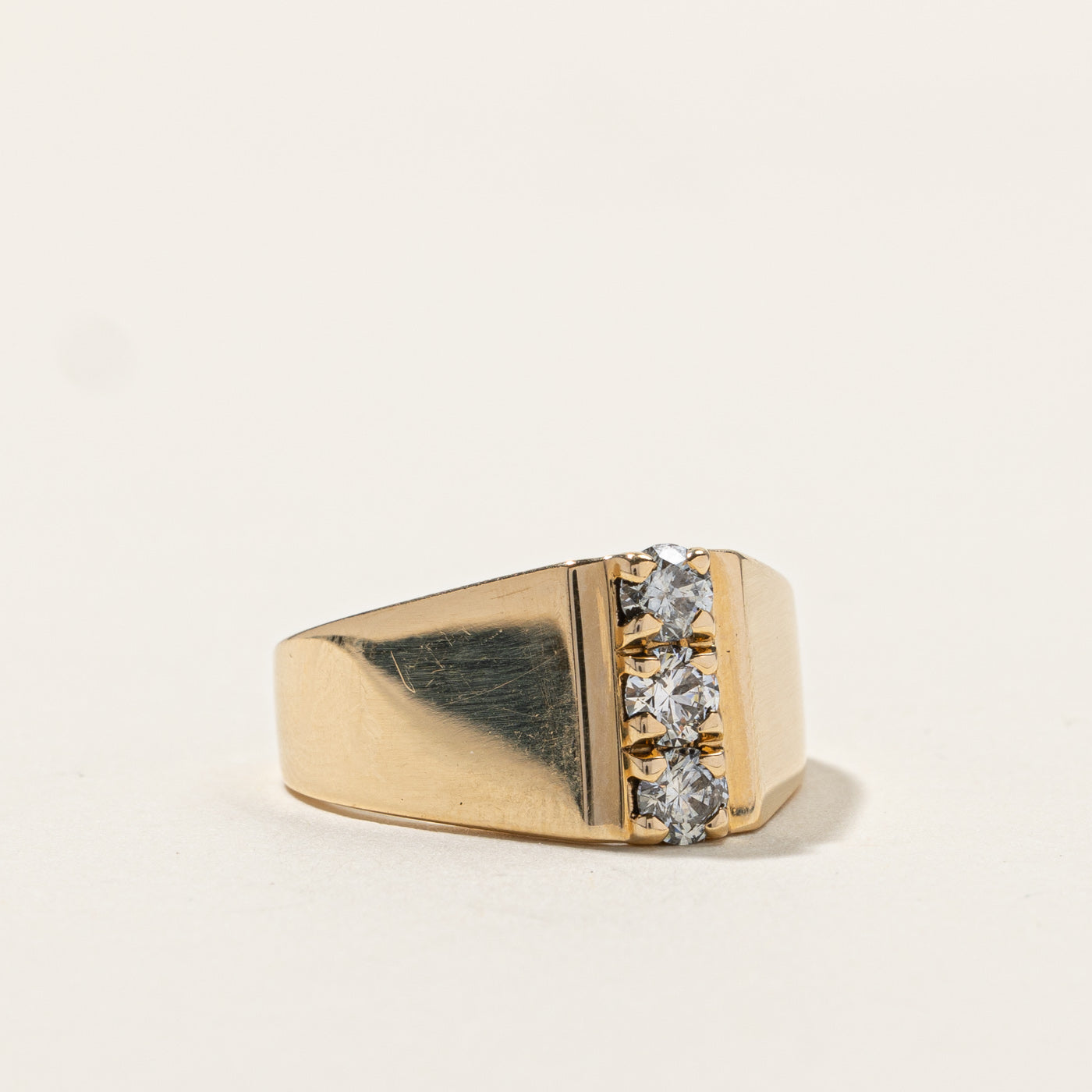 0.29ctw Three Stone Diamond Ring - Size 6.5 | Elegant Engagement, Wedding, Anniversary Jewelry Gift for Her