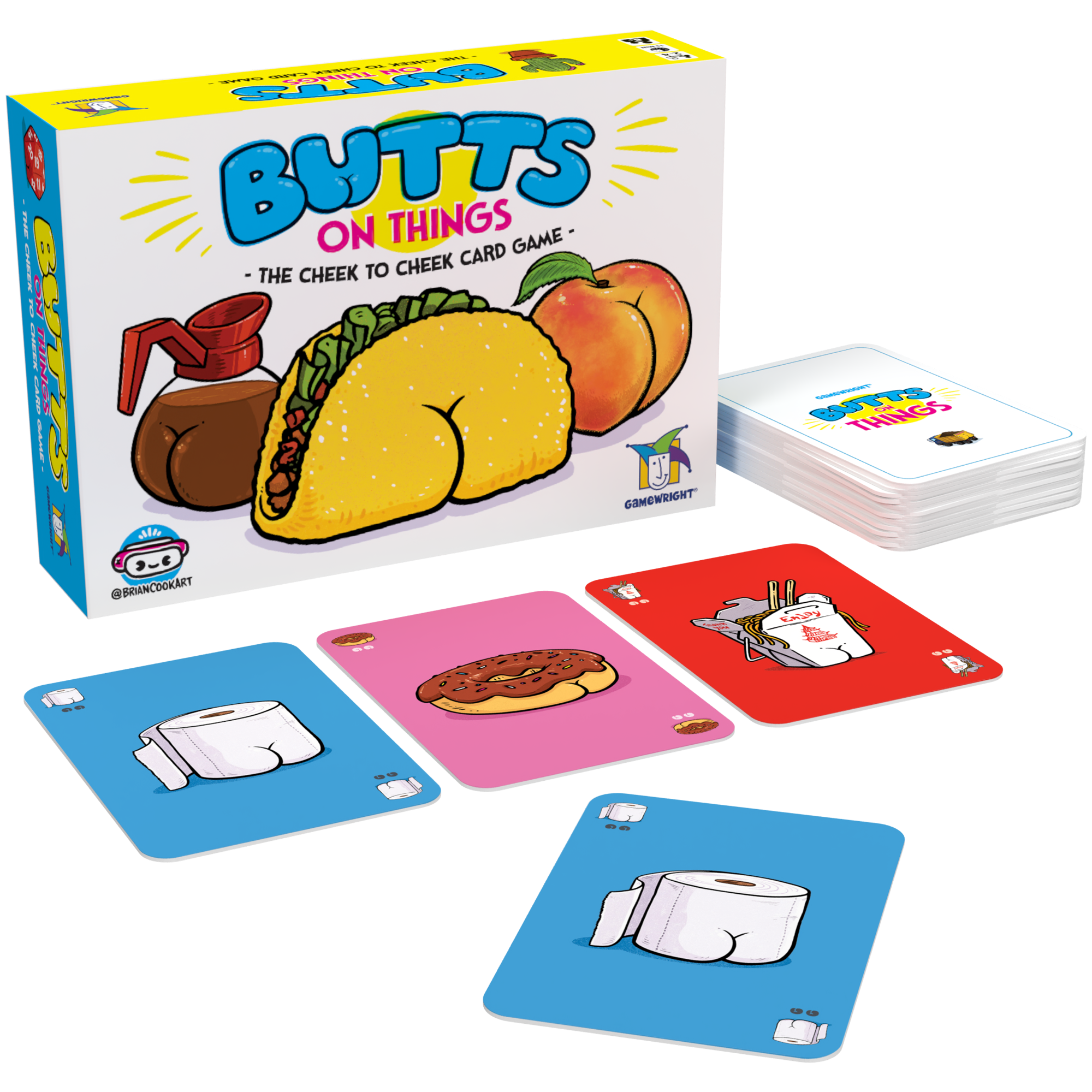 Funny Butt-Shaped Stickers - Decorate Laptops, Water Bottles & Notebooks | Cute Gag Gifts for Friends & Office Pranks
