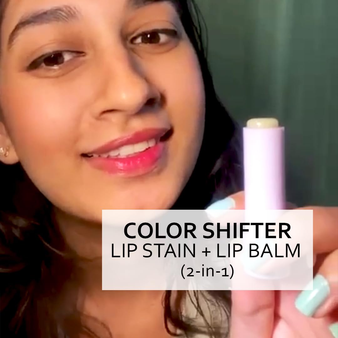 Lavenza Skincare Combo Set - Pink Lip Stain & Multitasking Liquid Illuminator, Makeup with Skincare Benefits | Perfect for Daily Glow & Natural Look