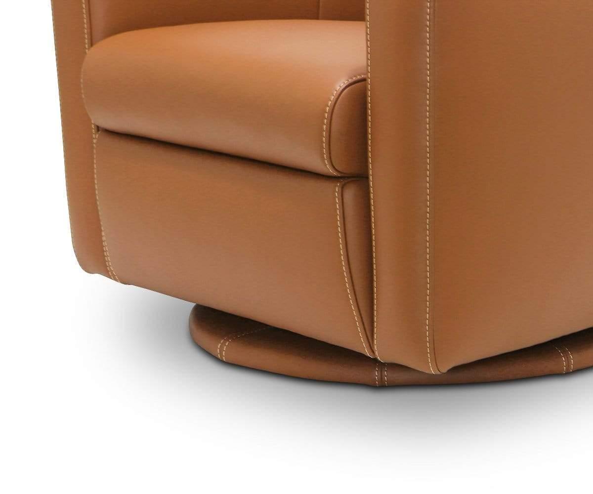 Linus Swivel Glider Chair - 360 Degree Rotating Recliner with Ergonomic Design for Living Room, Bedroom, and Office Comfort