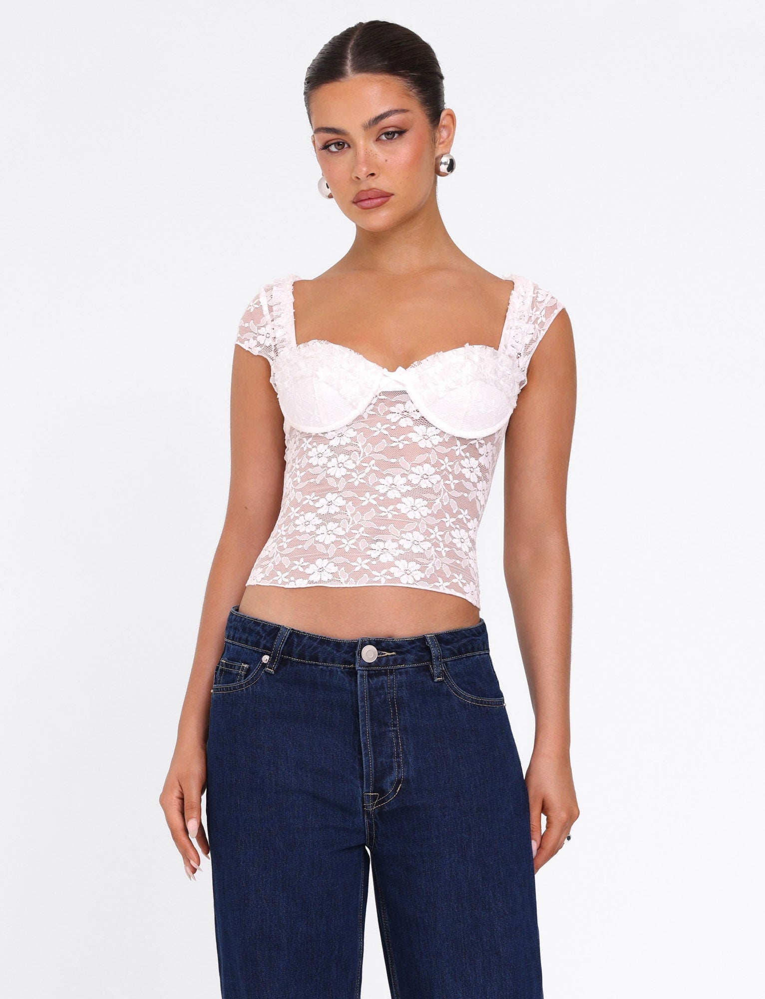 NYRA TOP WHITE - Women's Fashion Blouse for Casual & Office Wear | Trendy & Comfortable Daily Outfit
