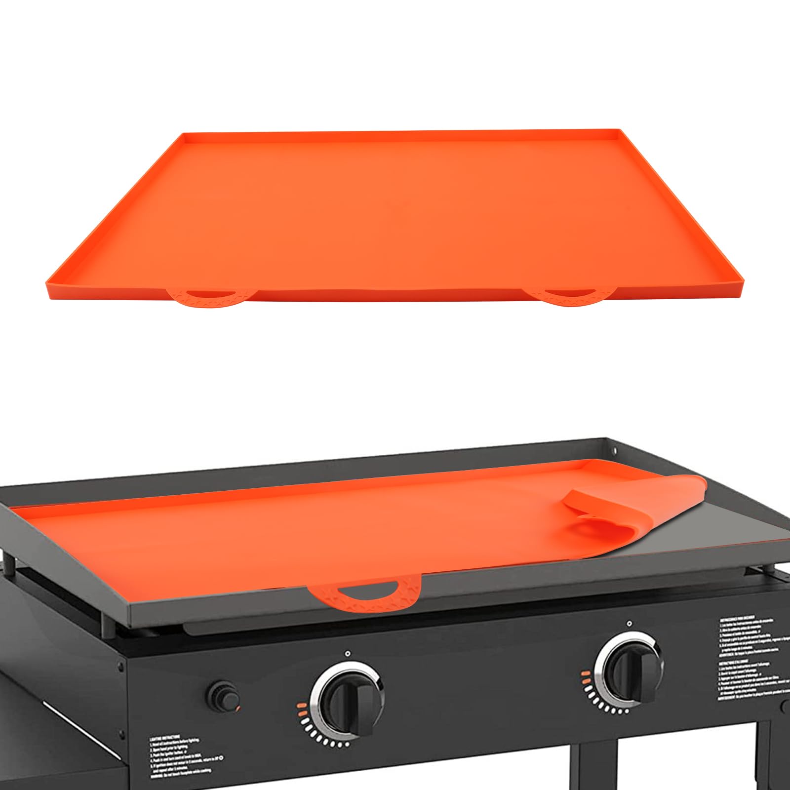 Premium Food-Grade Silicone Griddle Cover Mat - 28 Inch Blackstone Grill Protector | All-Season Rust & Debris Protection | Essential Griddle Accessories for Outdoor Cooking, Camping & Backyard BBQs