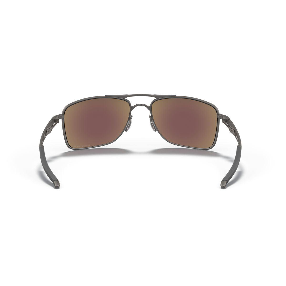Oakley Gauge 8 Sunglasses Matte Gunmetal Frame with Prizm Sapphire Polarized Lenses - Model 0OO4124 412406 - Perfect for Running, Cycling & Outdoor Sports