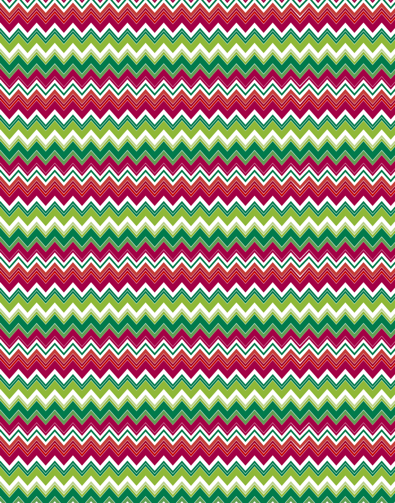 Festive Chevron Scalloped Tissue Paper for Gift Wrapping, Party Decorations & DIY Crafts - Holiday Celebration Supplies