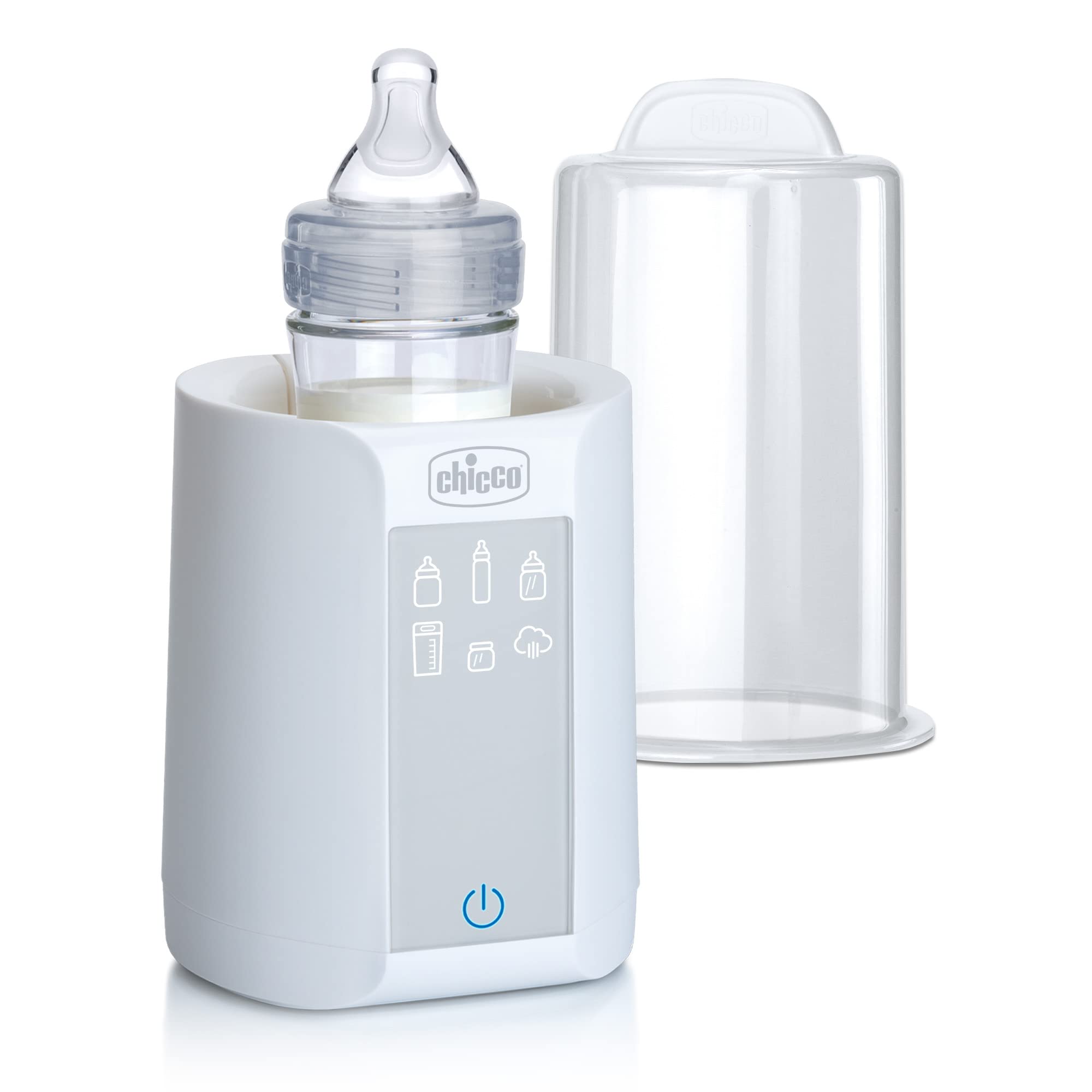 Chicco Digital Baby Bottle Warmer and Sterilizer - 4 Heating Modes for Bottles, Food Jars & Milk Bags | 99.9% Germ Elimination | Touchscreen Control with Auto Shut-Off | Perfect for Night Feedings, Travel & Daycare Use