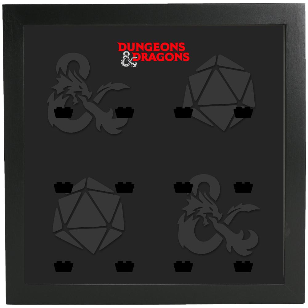 Lego® Dungeons & Dragons Minifigures Display Frame - Collectible Minifig Holder for D&D Fans - Perfect for Home Decor, Gaming Room & Gift Giving