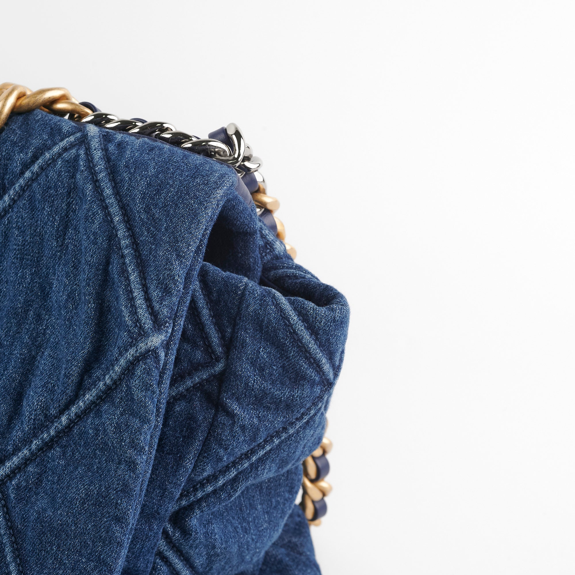 Chanel 19 Maxi Denim Bag - Luxury Designer Handbag for Women | Perfect for Everyday Use, Work & Special Occasions