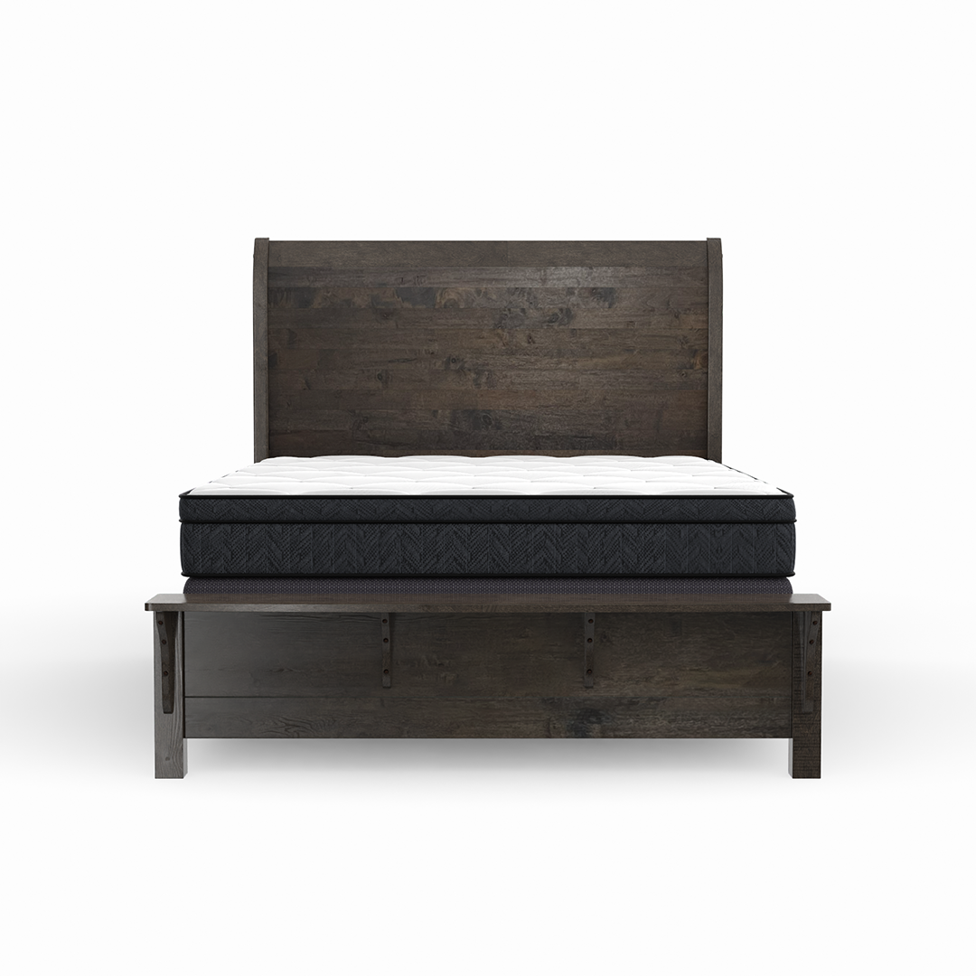 Denver Bed - Queen Size Platform Bed Frame with Storage, Modern Wooden Bed for Bedroom, Home Furniture - Perfect for Small Spaces, Guest Rooms & Apartments