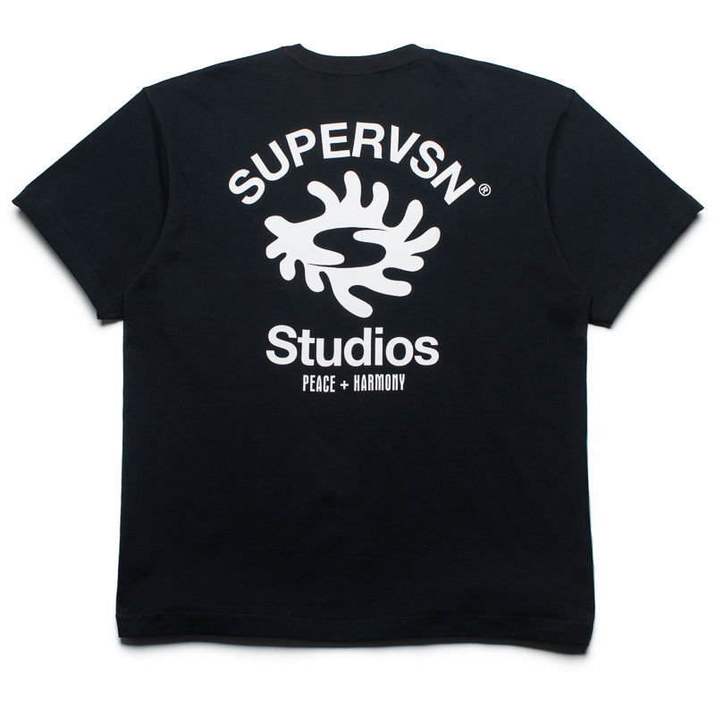 Supervsn Freeform Tee - Premium Black Cotton T-Shirt for Men | Streetwear & Casual Everyday Wear