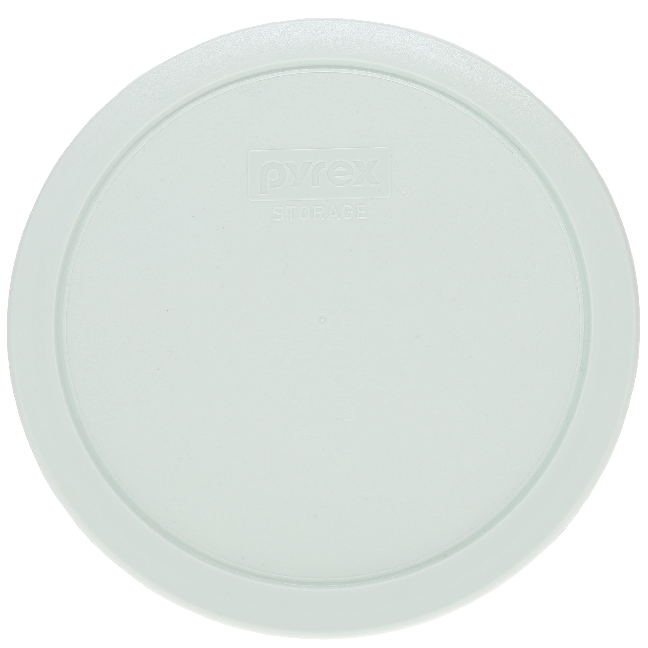 Pyrex 7402-PC Sage Green Round Plastic Food Storage Replacement Lid - BPA-Free, Made in USA - Perfect for Meal Prep, Leftovers & Pantry Organization