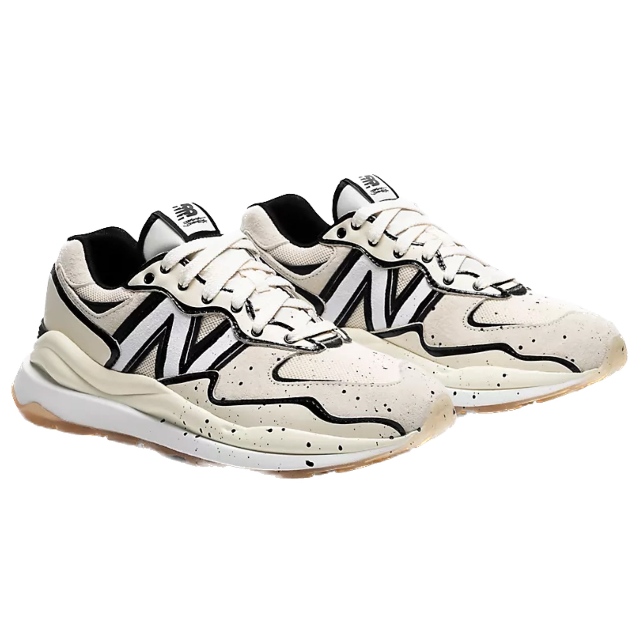 New Balance Joshua Vides x 57/40 Angora Splatter Sneakers - Men's Fashion Casual Shoes for Streetwear & Urban Lifestyle