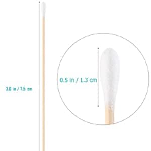 GR DESIGN® 100% Pure Cotton Swabs - Soft & Gentle Ear Cleaning Buds (20-Pack) | Safe for Ears, Makeup, Crafts & Baby Care