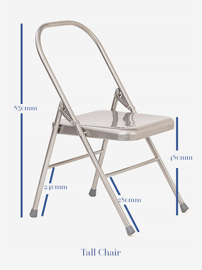 Yogamatters Tall Chair - Set of 4 Premium Yoga Chairs for Home & Studio Practice | Perfect for Meditation, Yoga Therapy & Seated Exercises