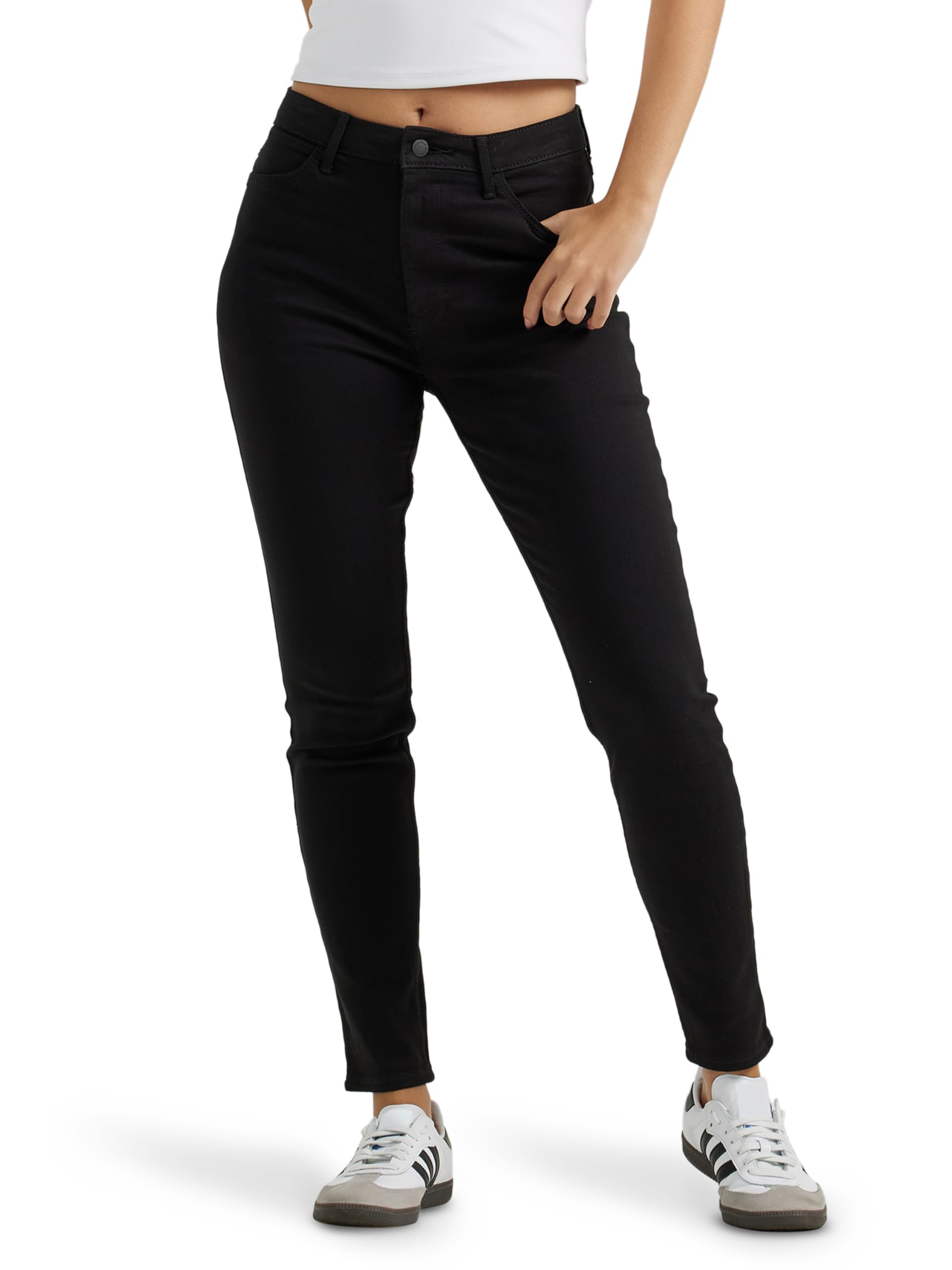 Wrangler Women's High Rise Unforgettable Skinny Jeans - Stretch Denim Pants for Casual Wear & Everyday Comfort | Perfect for Work, Date Night & Weekend Outfits