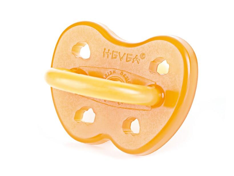 Natural Rubber Hevea Pacifier for Babies - BPA Free, Orthodontic Nipple - Perfect for Soothing & Sleep Aid - Newborn to 18 Months
