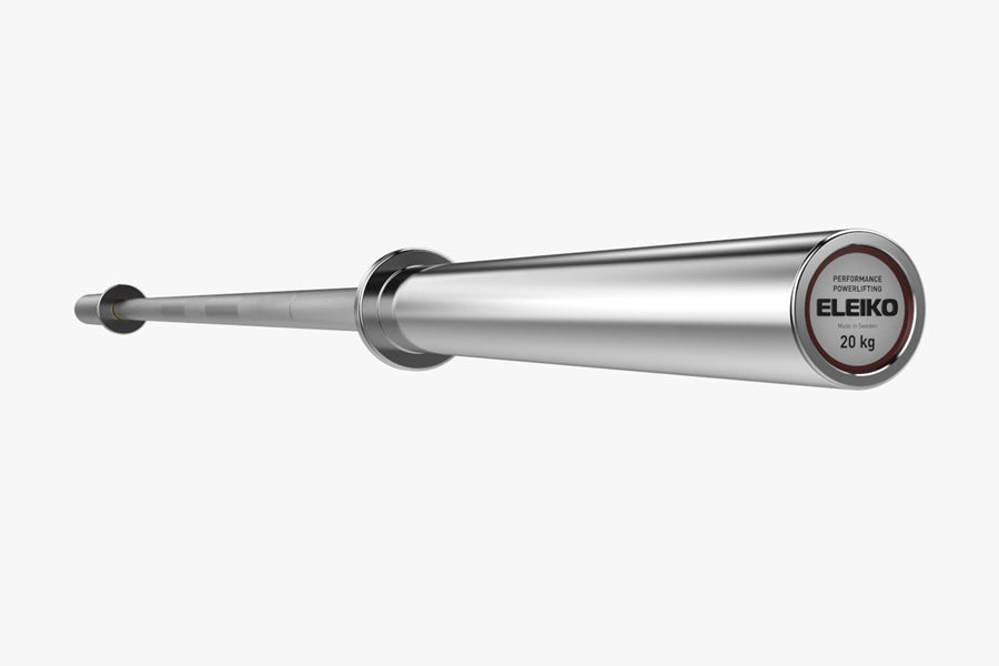 Eleiko Performance Powerlifting Bar - Olympic Weightlifting Bar for Strength Training & Powerlifting - Perfect for Home Gym & CrossFit Workouts