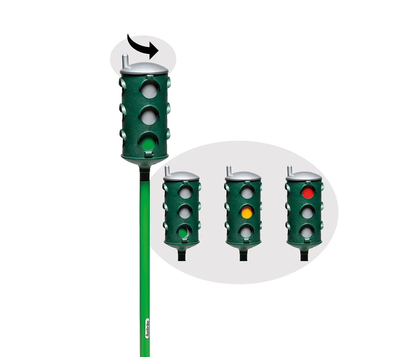 Italtrike® Village Traffic Light Set (2-Piece) - Realistic Toy Traffic Signals for Kids' Play Streets & Educational Road Safety Scenes