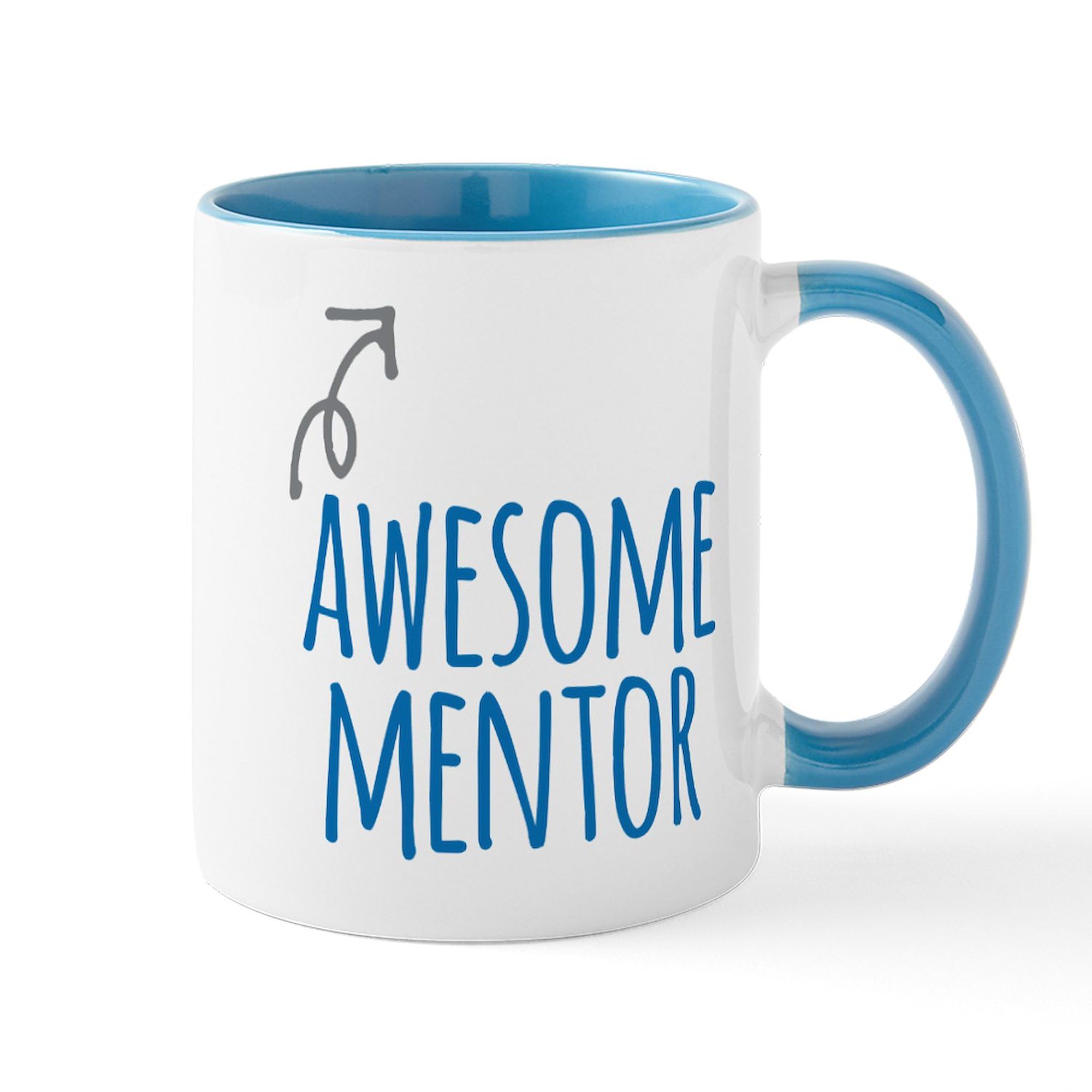 Awesome Mentor Ceramic Coffee Mug 11 oz (325 ml) - Perfect for Teachers, Coaches & Inspirational Gifts - Ideal for Office, Home & Coffee Breaks