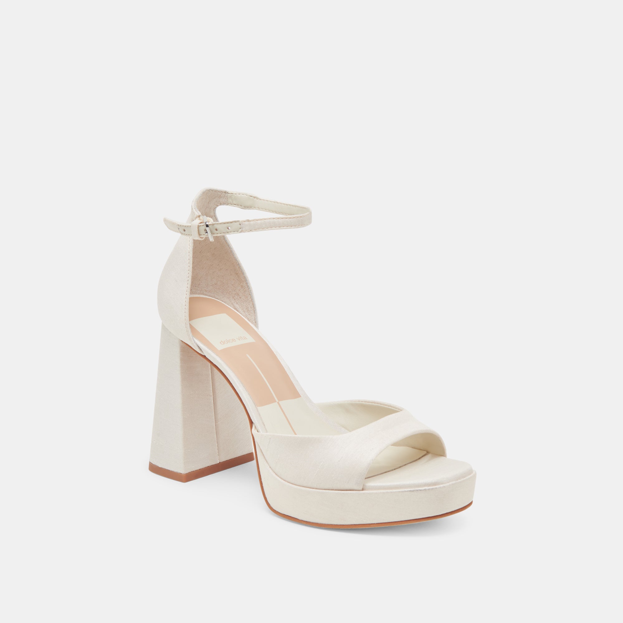 PANDRO Women's White Satin High Heels - Elegant Pointed Toe Pumps for Weddings, Parties & Special Occasions